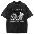 Kyoto-Lion Punctual Skeleton Washed T-Shirt