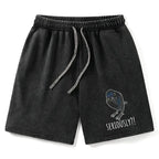 Japanese Vintage Washed Shorts for Daily Wear