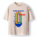 Japanese Ramen Rainbow Washed T-Shirt