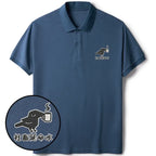Embroidered Japanese Lion Polo Shirt On Sale