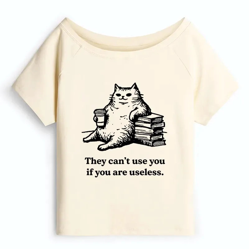 Vintage Ukiyo-e Cat Tee for Women