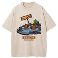 japanese capybara washed t-shirt gift idea