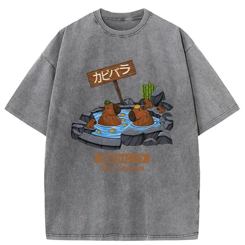 kyoto lion onsen soft cotton tee sale