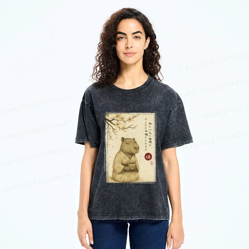 Washed Unisex Shirt for Summer Vacation