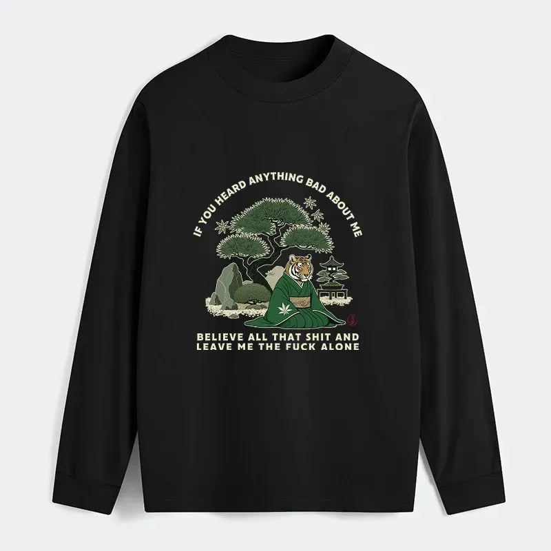 japanese zen tiger t-shirt for daily wear
