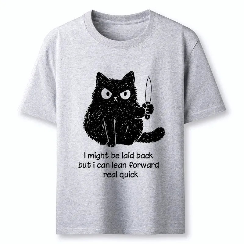 Soft Cotton Cat T-Shirt with Free Shipping