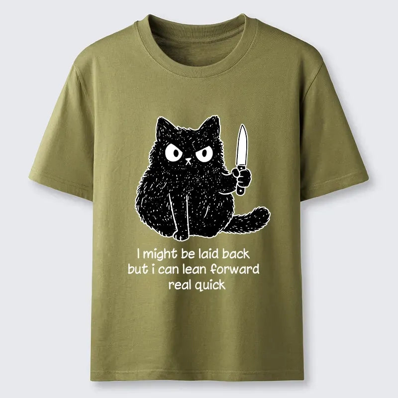 Unisex Cat T-Shirt for Summer Vacation