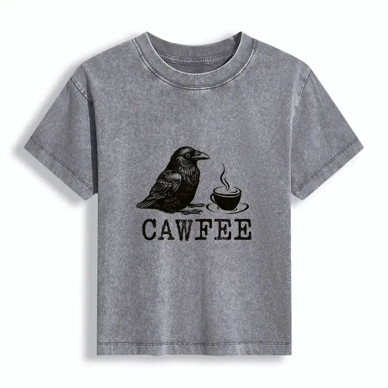 Vintage Washed Japanese T-Shirt for Women