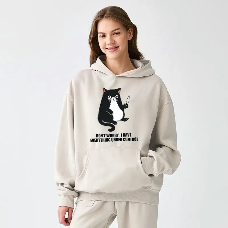 Don't Worry cat hoodie best seller