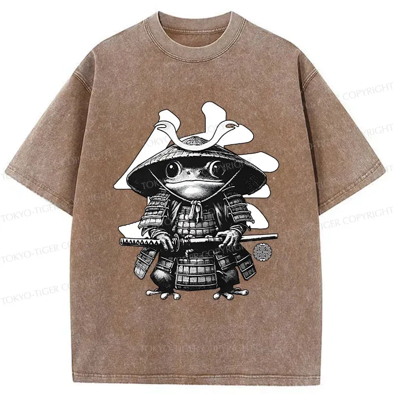 Kyoto Lion Washed T-Shirt for Summer