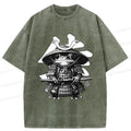 Retro Japanese Samurai Frog T-Shirt