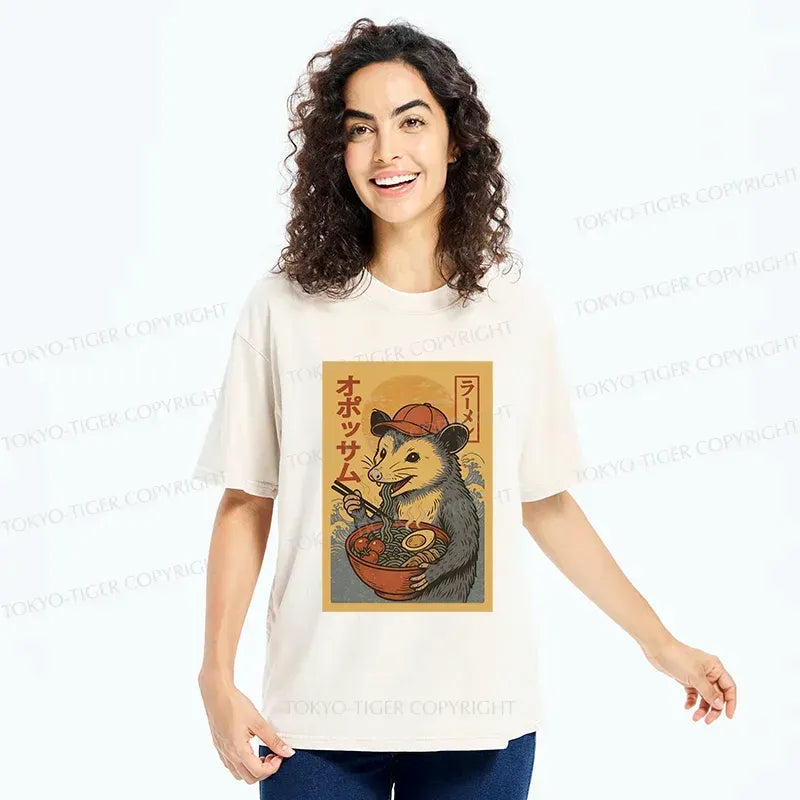 Funny Kyoto Lion Ramen T-Shirt Gift Idea for Anime Fans