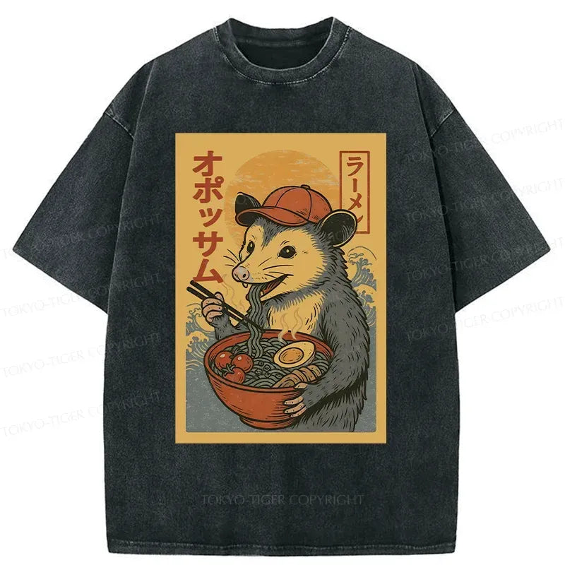 Funny Kyoto Lion Ramen T-Shirt Gift Idea for Anime Fans