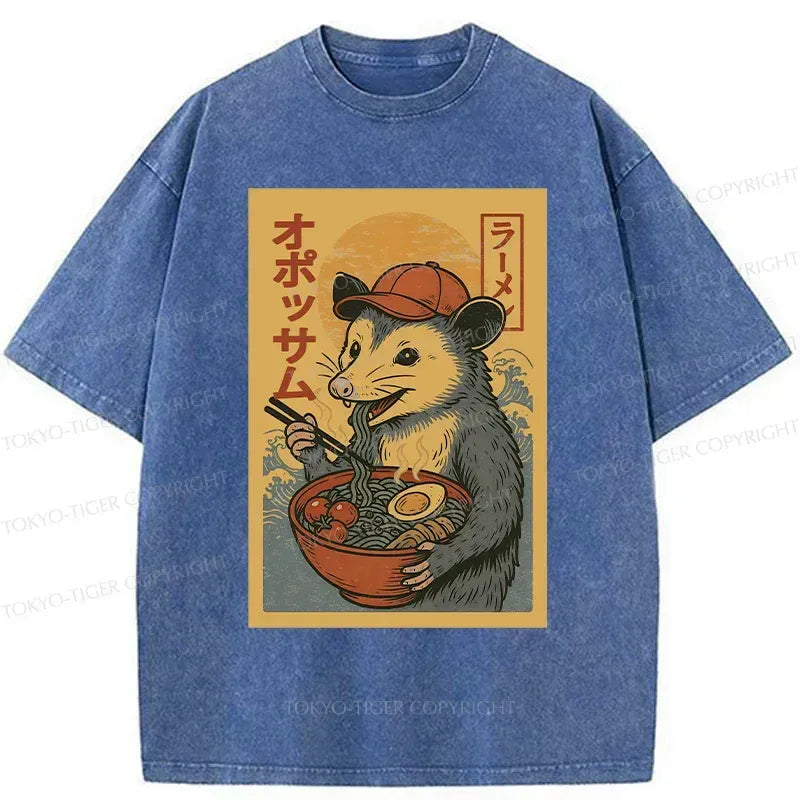 Funny Kyoto Lion Ramen T-Shirt Gift Idea for Anime Fans