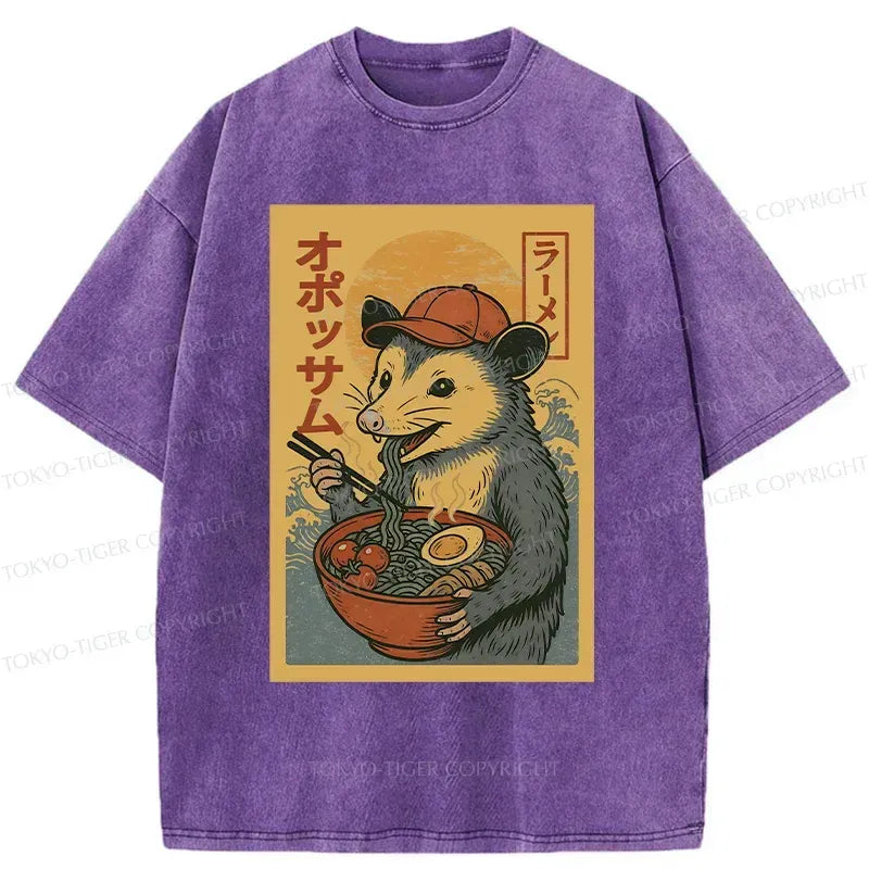 Funny Kyoto Lion Ramen T-Shirt Gift Idea for Anime Fans