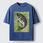 Vintage Fish Washed Streetwear T-Shirt