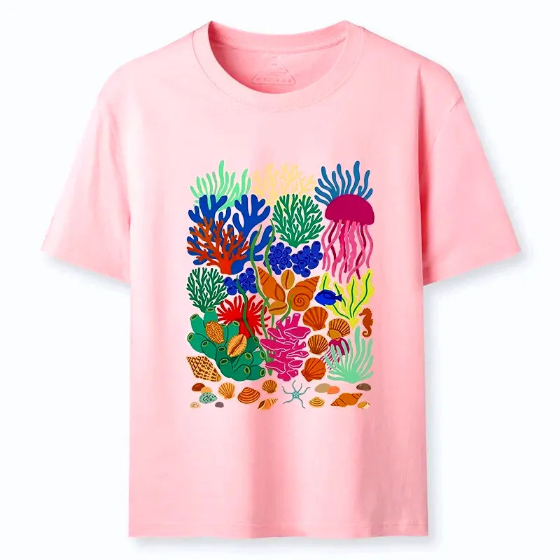 Kyoto-Lion Bright Sea Garden Full Of Sea Friends Classic T-Shirt