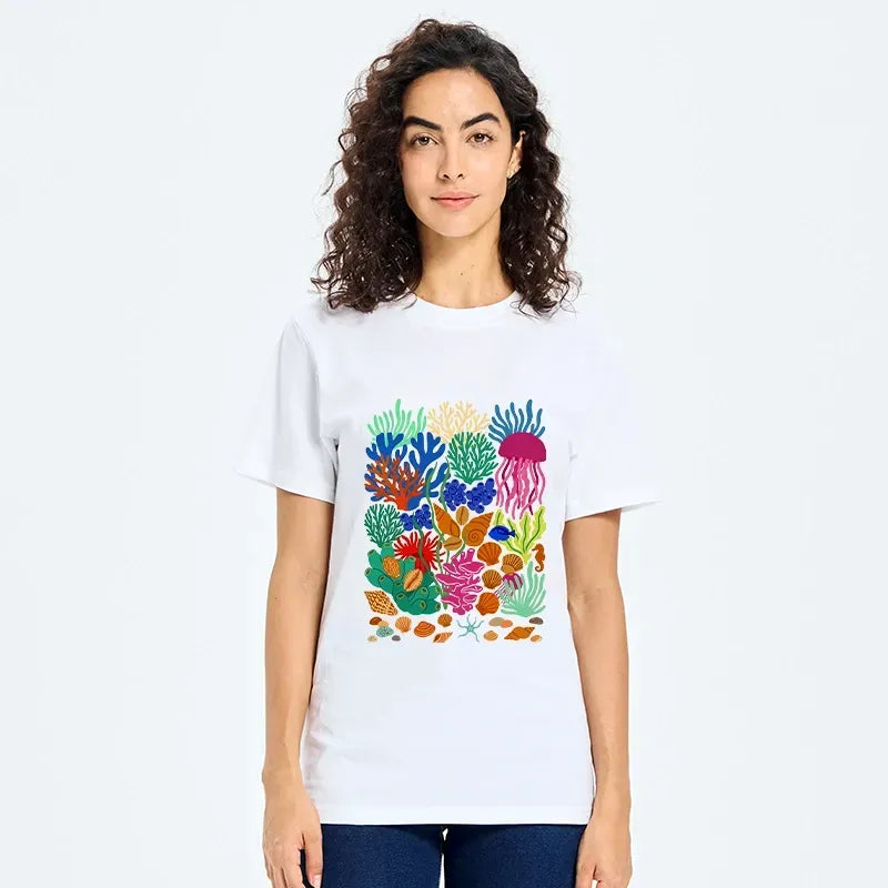 Japanese sea friends classic t-shirt