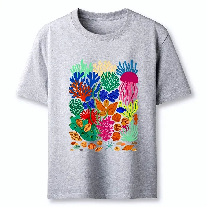 Kyoto-Lion Bright Sea Garden Full Of Sea Friends Classic T-Shirt