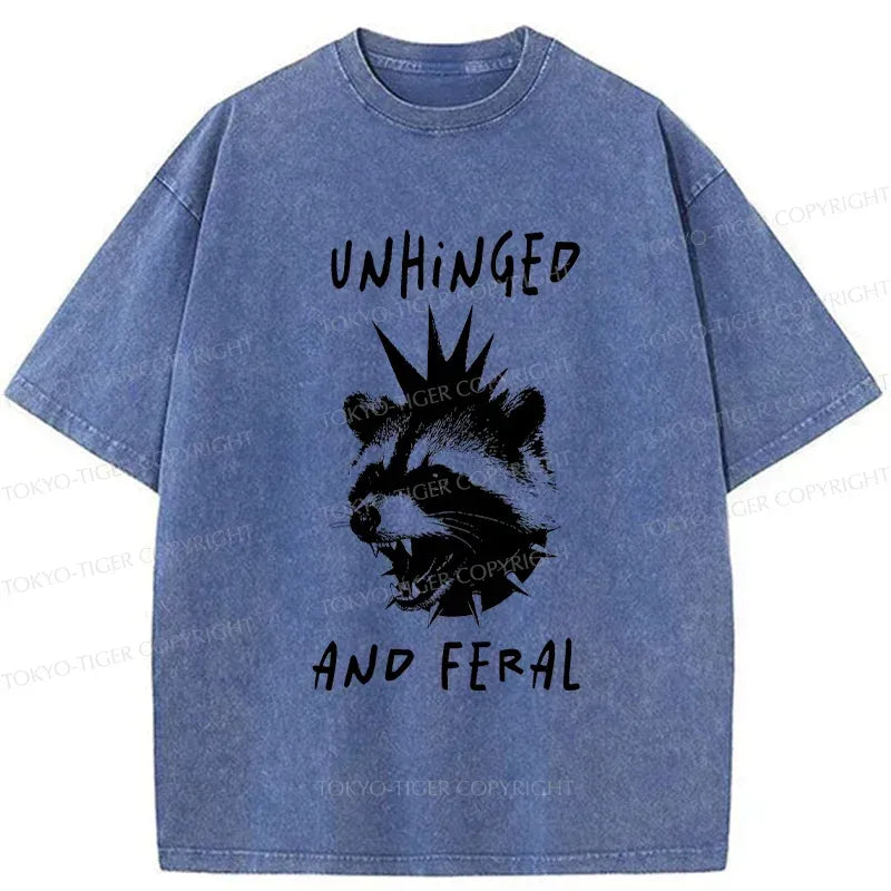 Japanese Vintage Washed T-Shirt for Daily Wear