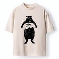 funny capybara meme t-shirt for daily wear