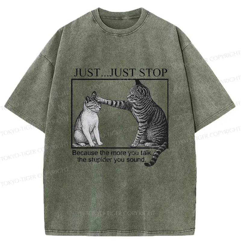 vintage cat tee for daily wear