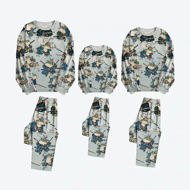 Kyoto Lion Samurai Pajama for Adults Kids