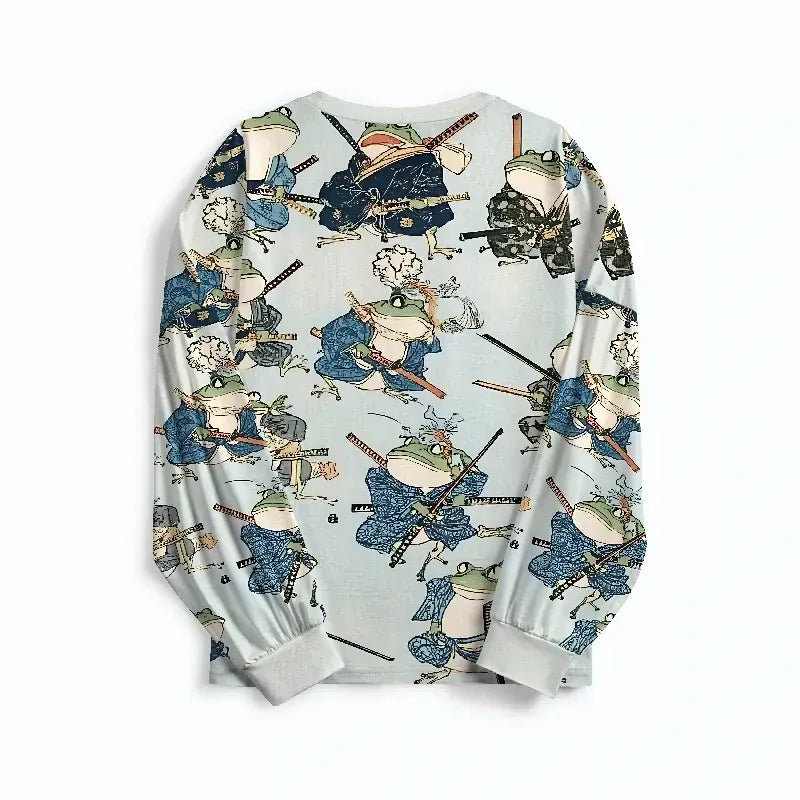 Kyoto-Lion Frog Samurai Family Pajama Sets