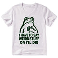 Kyoto-Lion Weird Frog Funny Meme V-Neck Classic T-Shirt