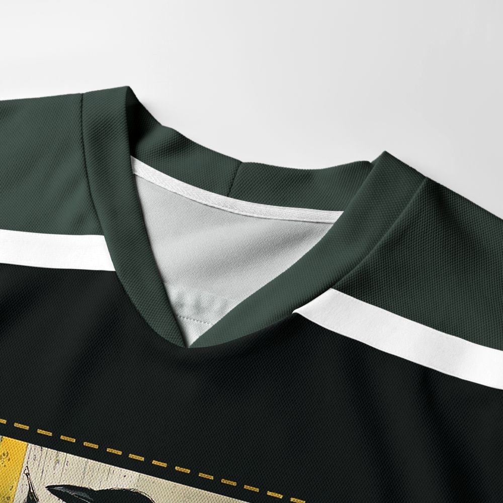 Kyoto-Lion The Cat And The Crow Are Planning To Rule The World Long-Sleeve Hockey Jersey