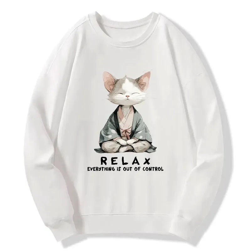 Relaxed Fit Kyoto Lion Sweatshirt with Free Shipping