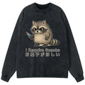 japanese raccoon t-shirt for daily wear