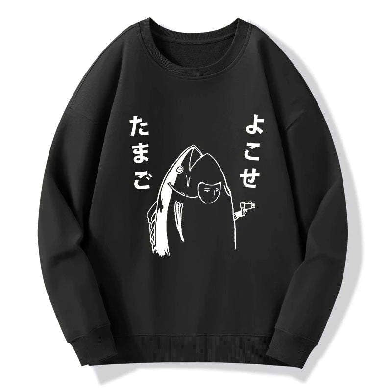 japanese koi fish sweatshirt for daily wear