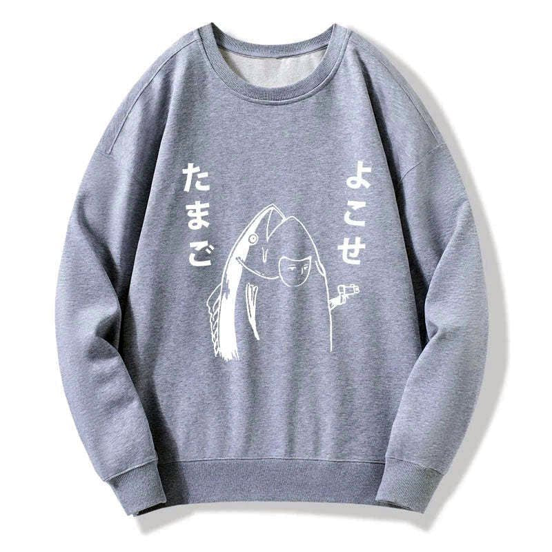 japanese koi fish sweatshirt for daily wear