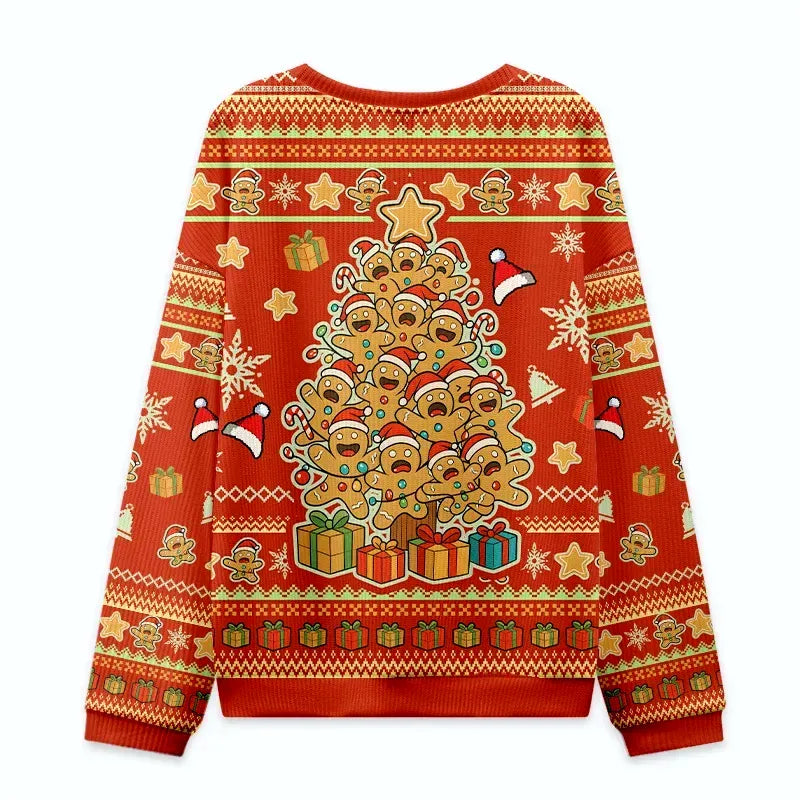 Kyoto lion gingerbread man holiday sweatshirt on sale