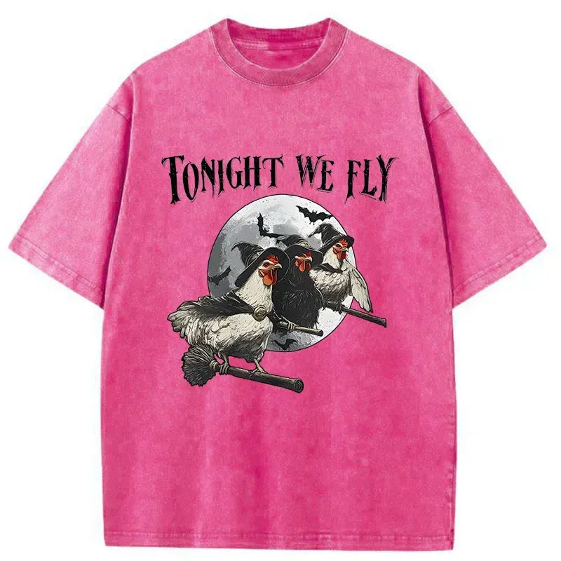 Washed Japanese T-Shirt for Daily Wear