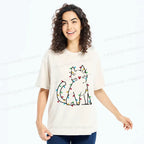 Japanese Cat T-Shirt for Christmas Gift