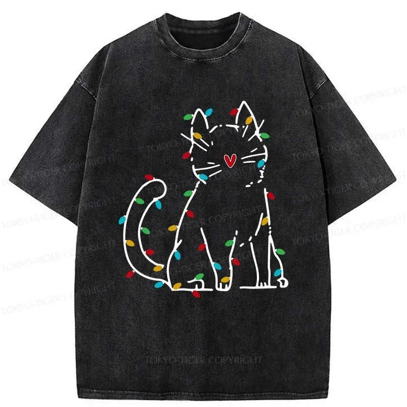 Vintage Japan Cat T-Shirt for Street Style