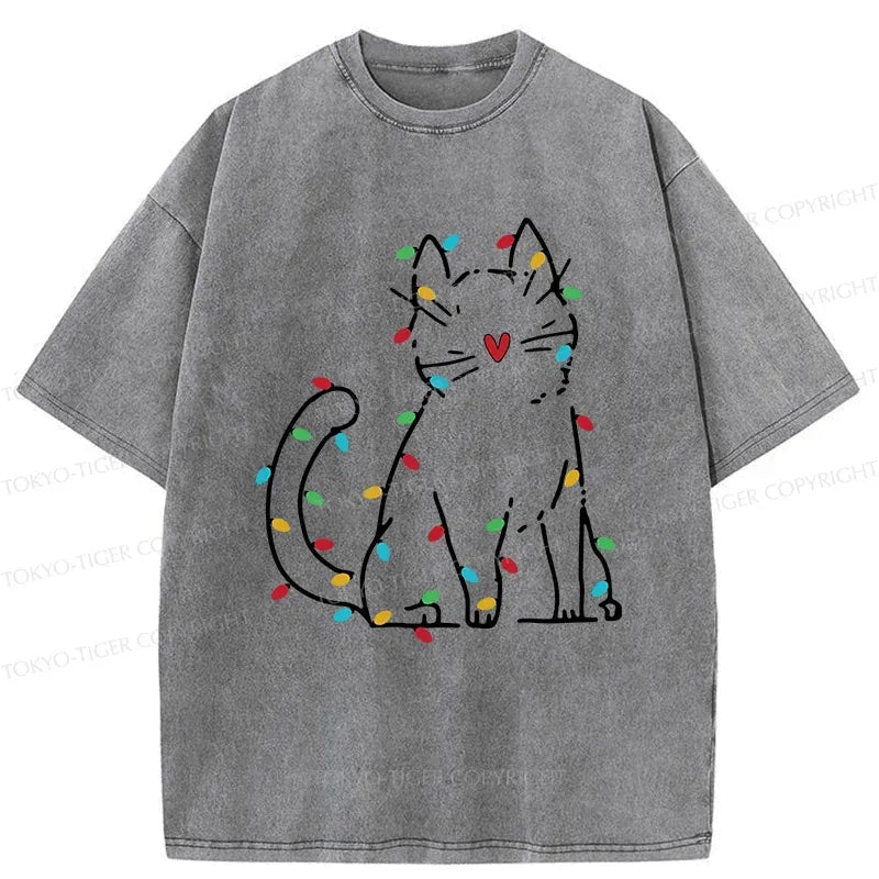 Japanese Cat T-Shirt for Christmas Gift