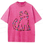 Japanese Cat T-Shirt for Christmas Gift