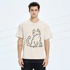 Japanese Cat T-Shirt for Christmas Gift