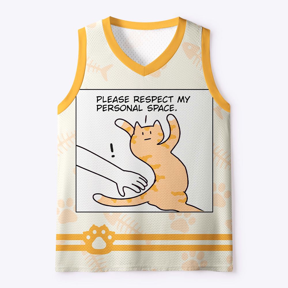 Kyoto-Lion The Cat Of Private Space Mesh Tank Top