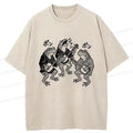 Kyoto-Lion Frog Concert Washed T-Shirt