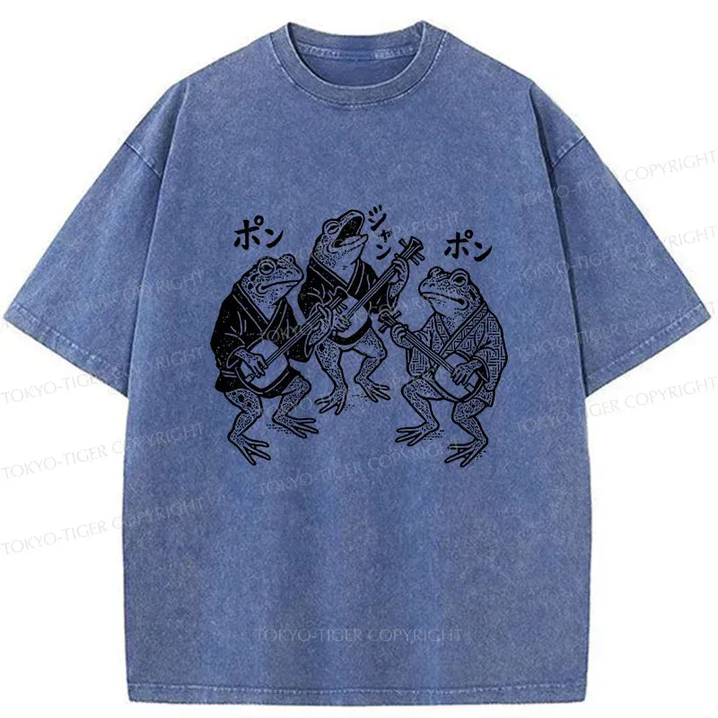 Vintage Kyoto-Lion Frog Tee for Daily Wear