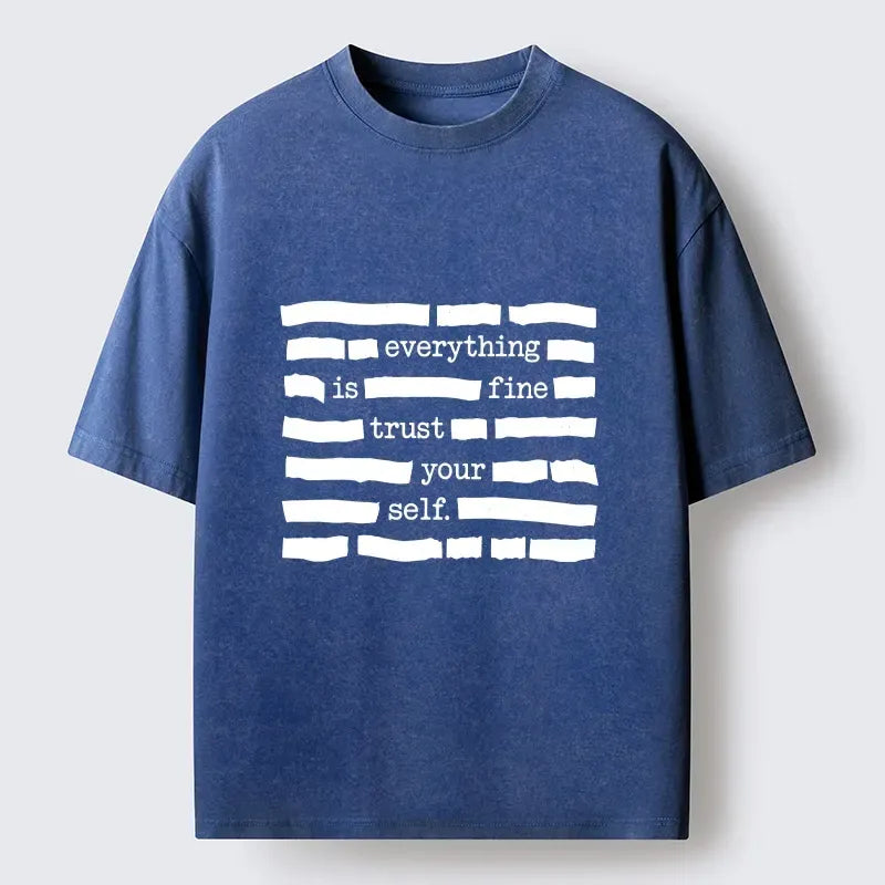 kyoto lion japanese vintage washed t-shirt