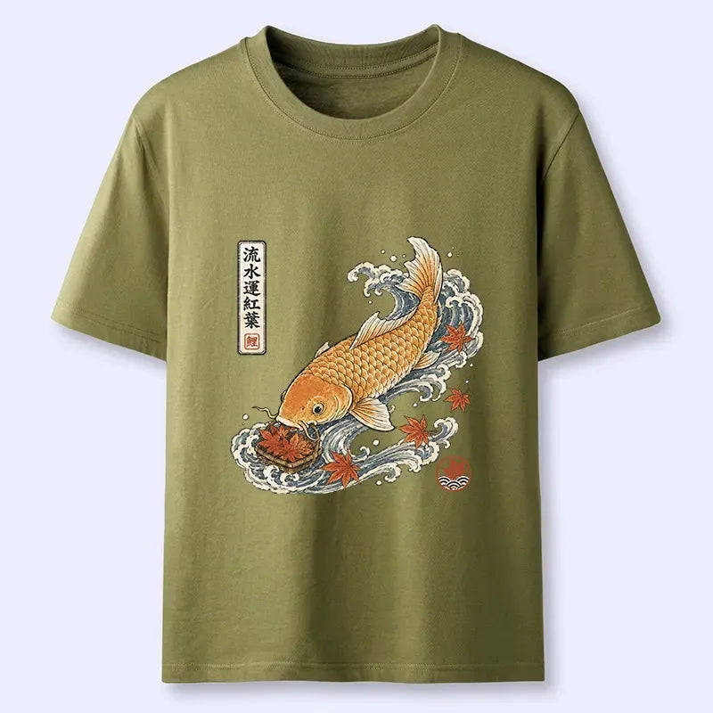 Kyoto Golden Maple Leaf Casual Tee