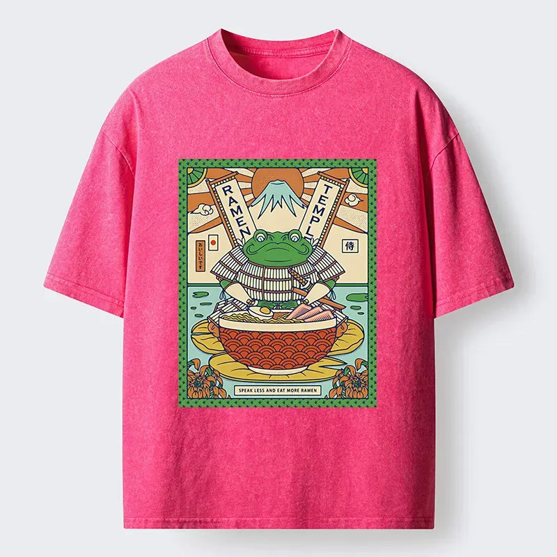 Japanese Samurai Frog T-Shirt for Men