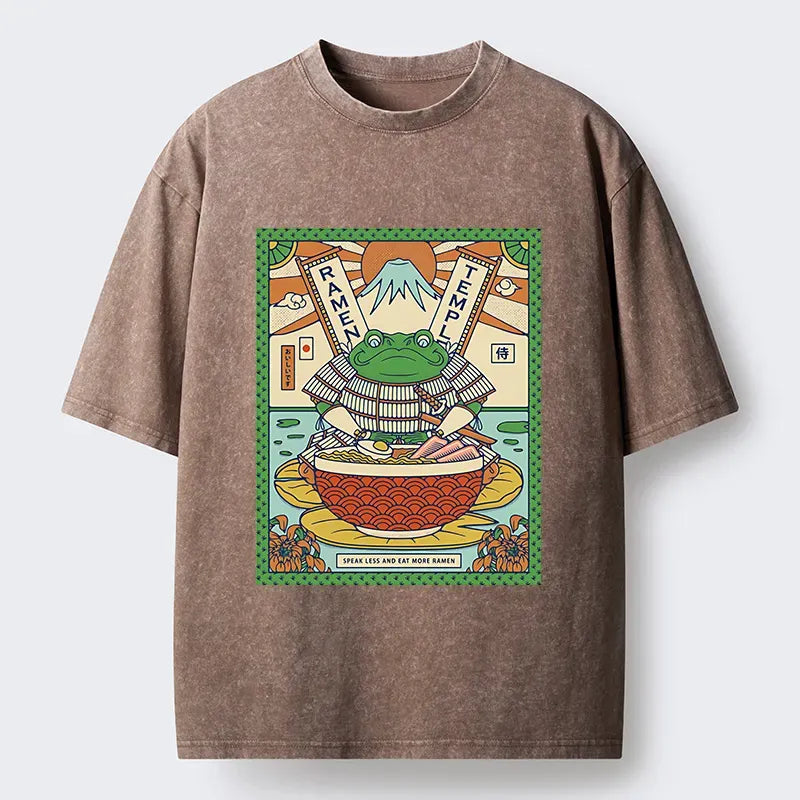 Japanese Samurai Frog T-Shirt for Men
