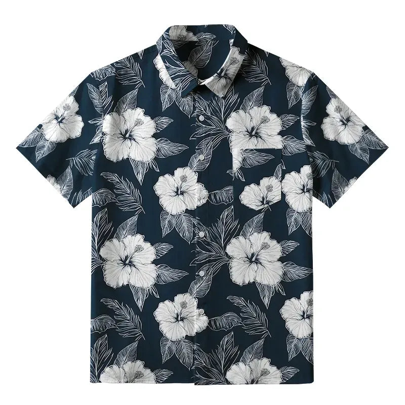 Japanese button-up shirt for vacation