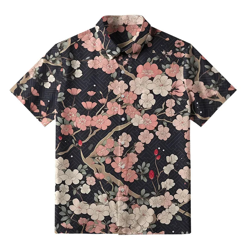 Unisex Blooming Sakura Shirt for Gift for Him
